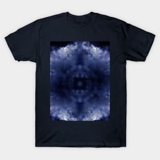 Blue Abstract Mandala T-Shirt